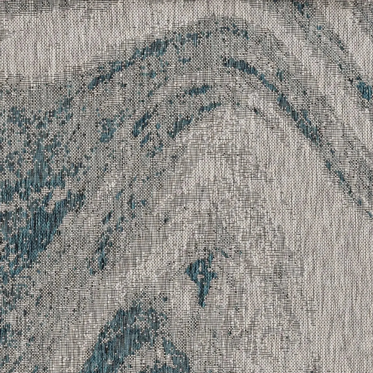 Provo 5765 Strokes Grey/Teal Rug