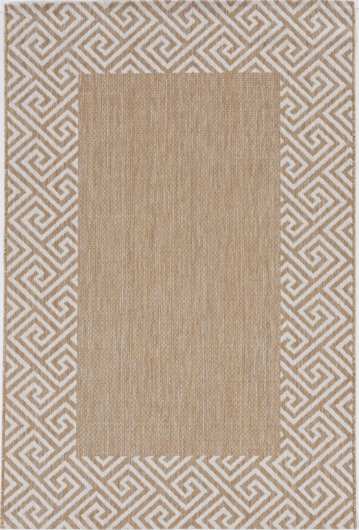 Provo 5766 Greek Key Natural Rug