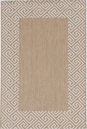 Provo 5766 Greek Key Natural Rug