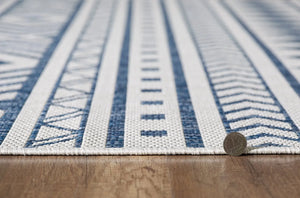 Provo 5776 Natura Ivory/Blue Rugs