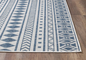 Provo 5776 Natura Ivory/Blue Rugs