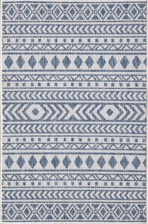 Provo 5776 Natura Ivory/Blue Rugs