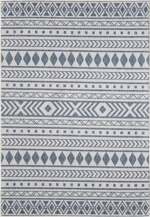 Provo 5776 Natura Ivory/Blue Rugs