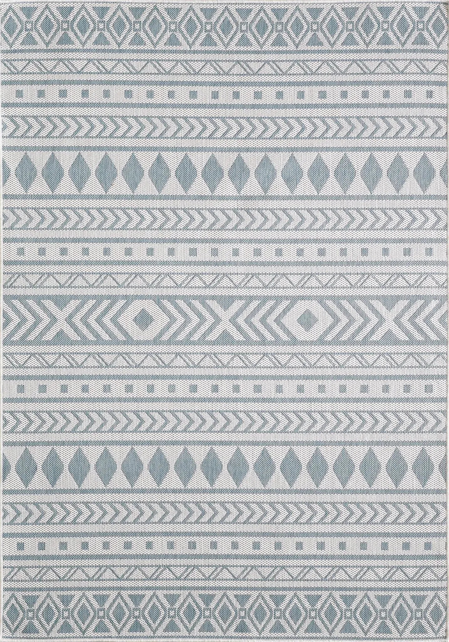 Provo 5777 Natura Ivory/Aqua Rugs