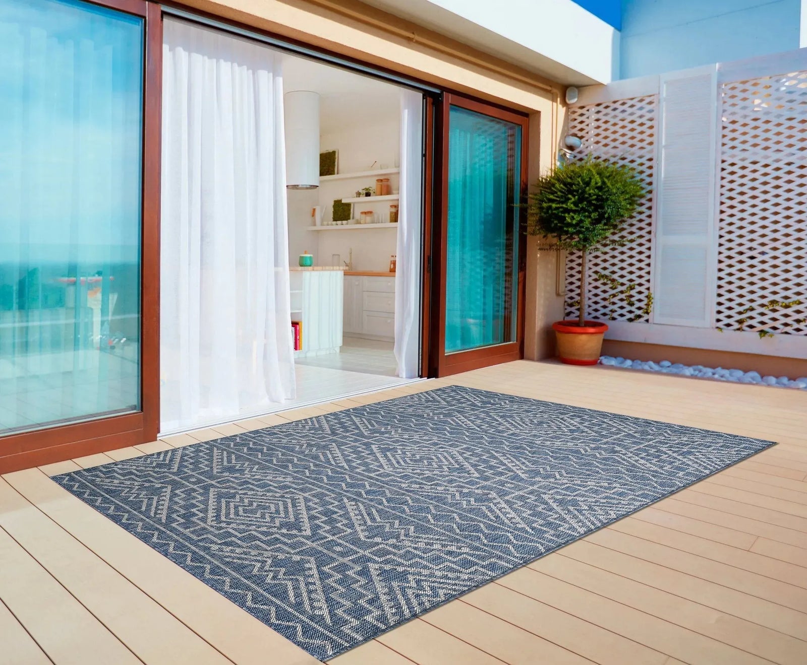 Provo 5778 Quinn Blue Rugs