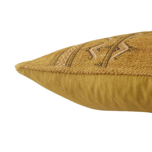 Puebla Pub08 Sagira Gold/Dark Gray Pillow
