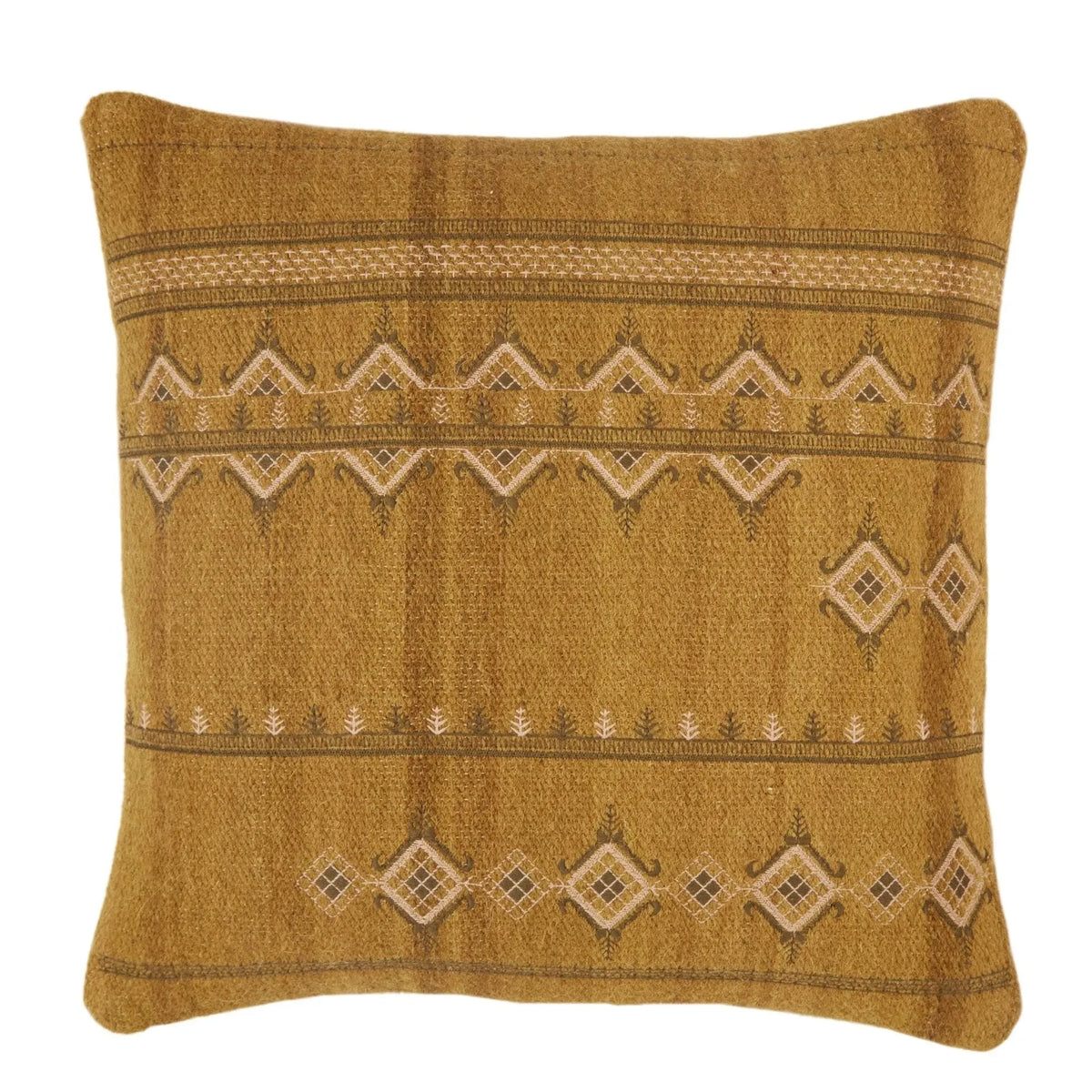 Puebla Pub08 Sagira Gold/Dark Gray Pillow