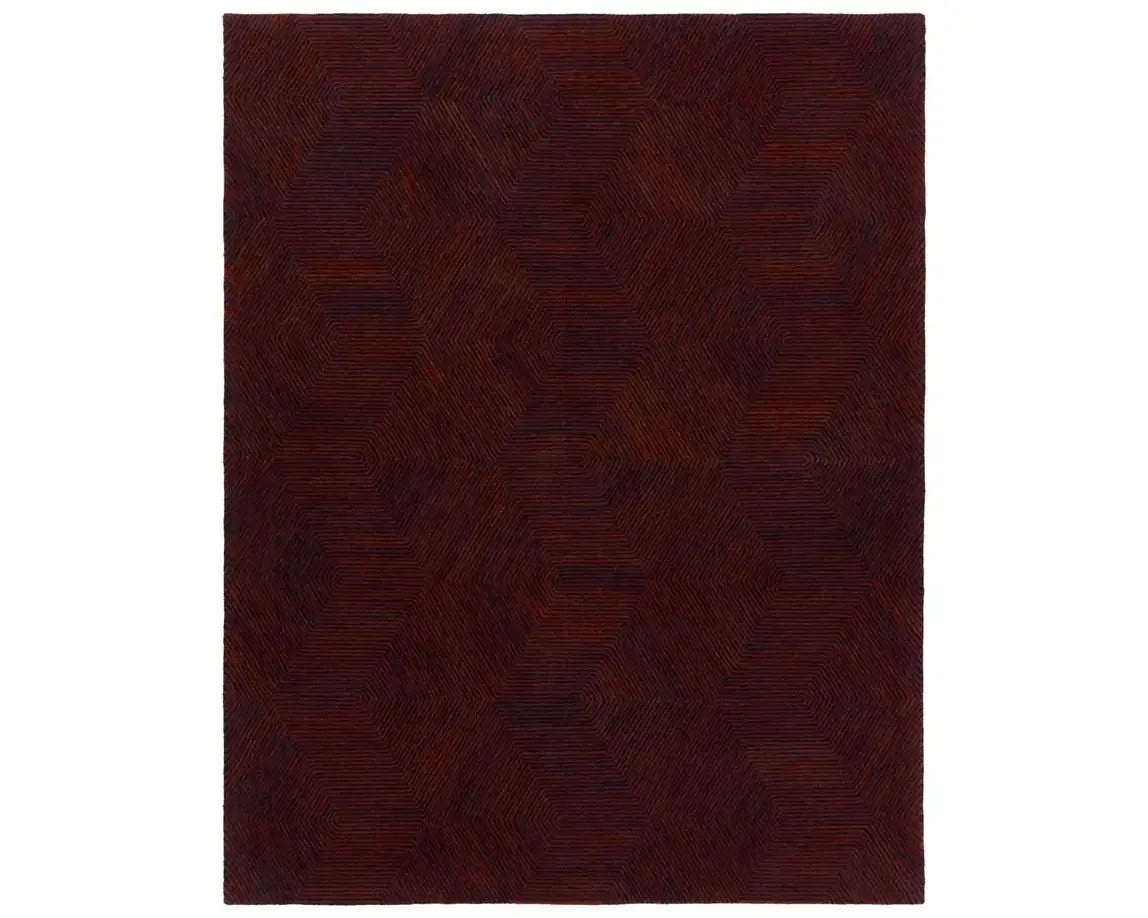 PVH18 Natural Rust and Navy Rug