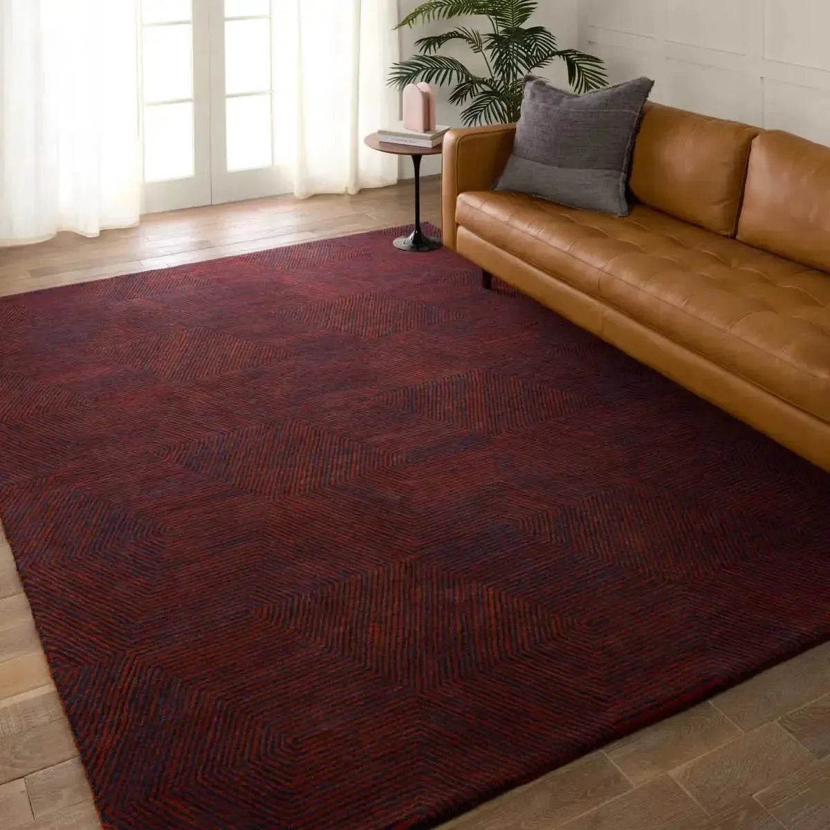 PVH18 Natural Rust and Navy Rug