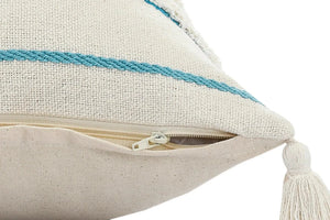 Quarry Lr07694 Blue/White Pillow