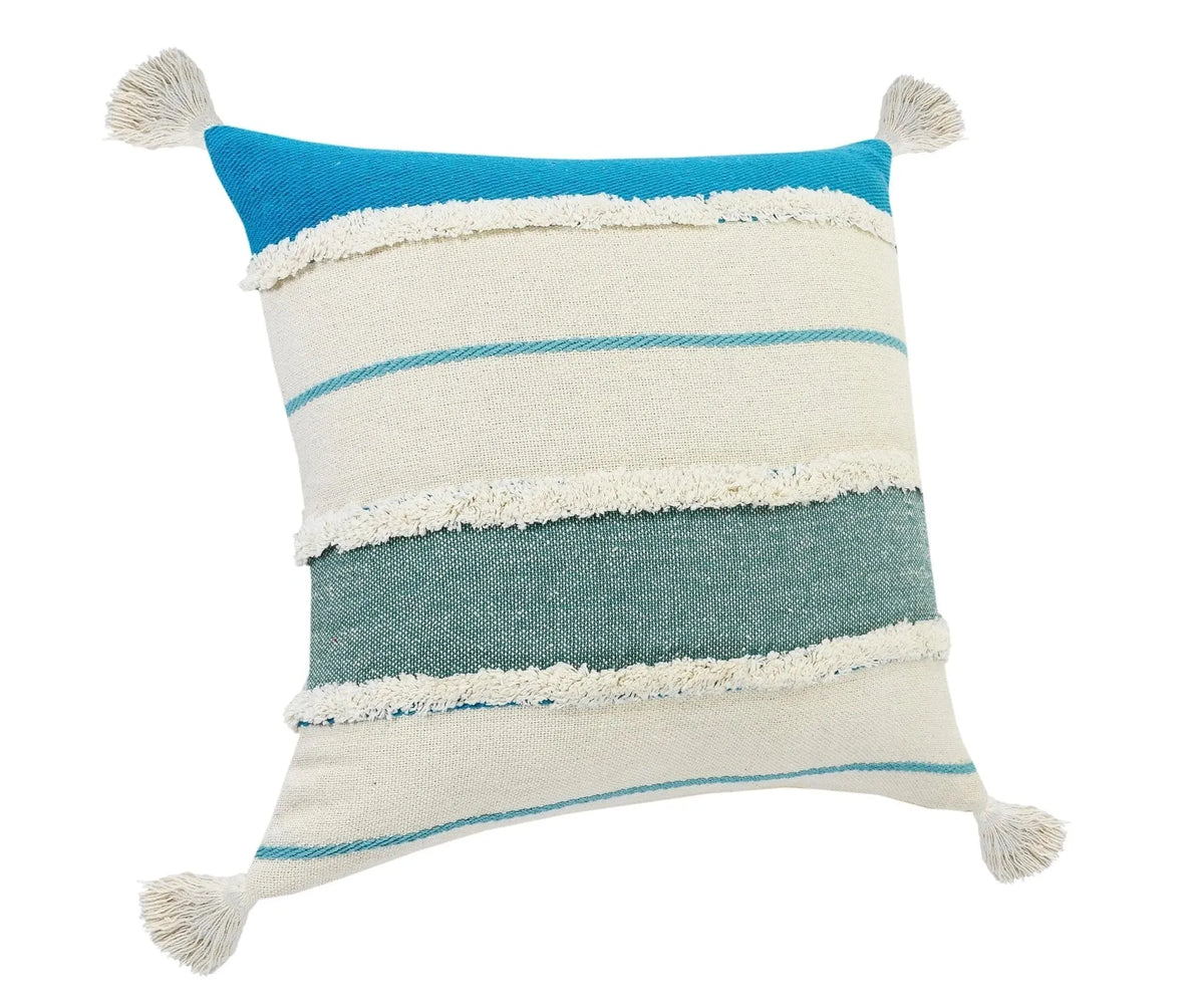Quarry Lr07694 Blue/White Pillow