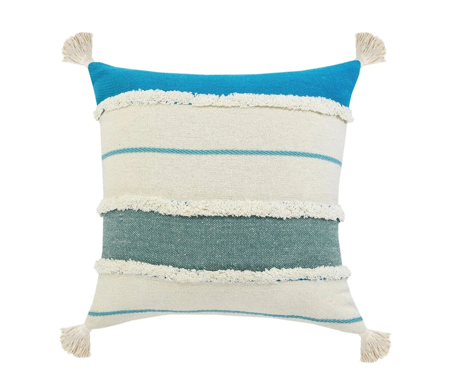 Quarry Lr07694 Blue/White Pillow
