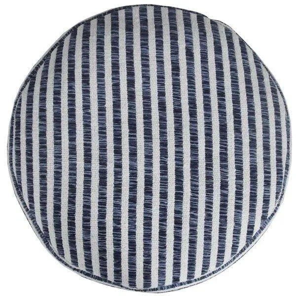Quincy 34064BLU Blue Pouf