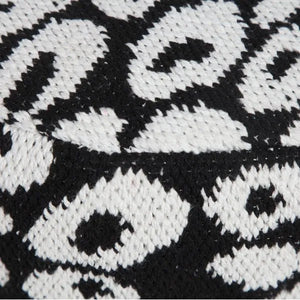 Quincy 34067BLK Black Pouf