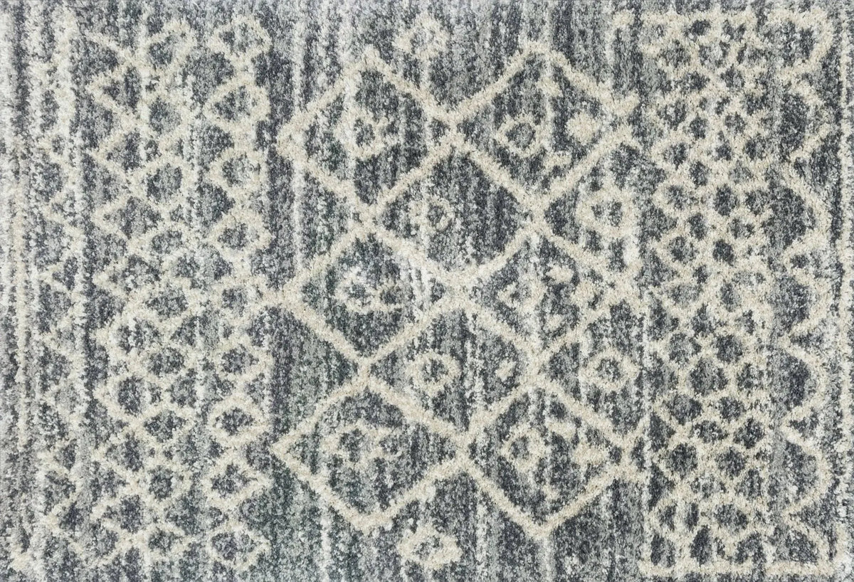 Quincy QC 02 Graphite / Beige Rug
