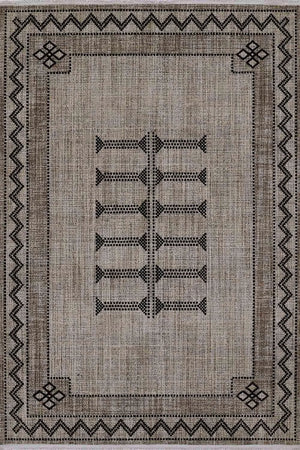 Rabat RBT-3 Black Rug