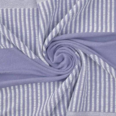 Radial 80282PUW Purple/White Throw White