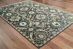 Raleigh 22K Navy Ivory Rug