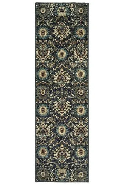 Raleigh 22K Navy Ivory Rug