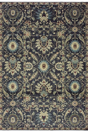 Raleigh 22K Navy Ivory Rug