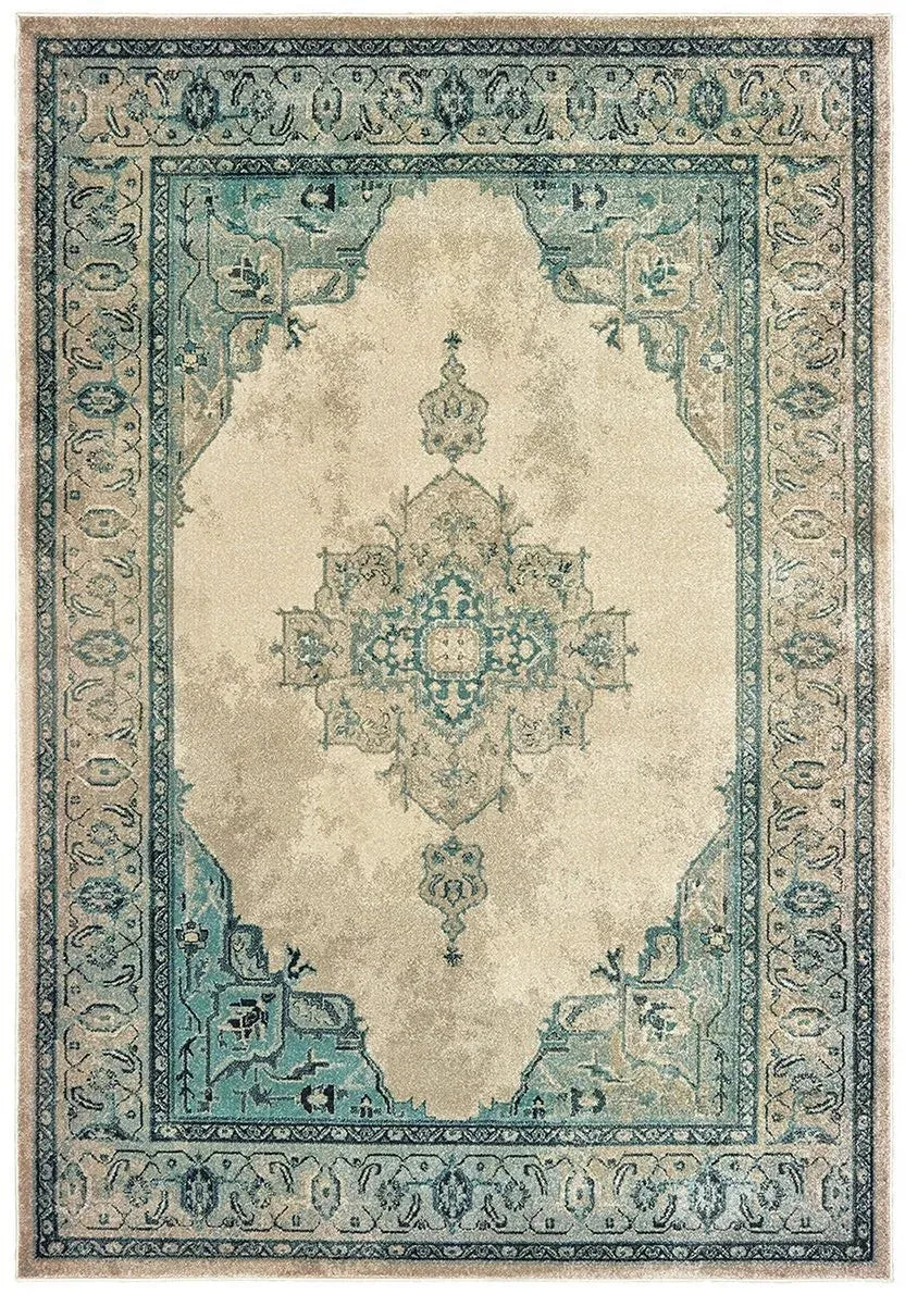Raleigh 2337W Ivory Blue Rug