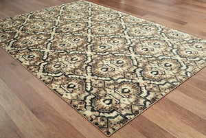 Raleigh 4927K Brown Navy Rug