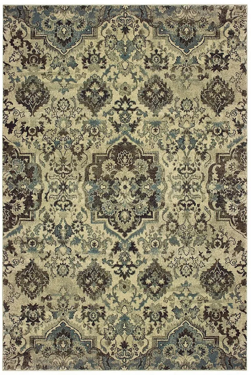 Raleigh 8027J Ivory Grey Rug