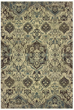 Raleigh 8027J Ivory Grey Rug