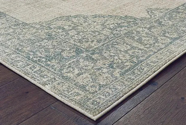 Raleigh 99J Ivory Blue Rug