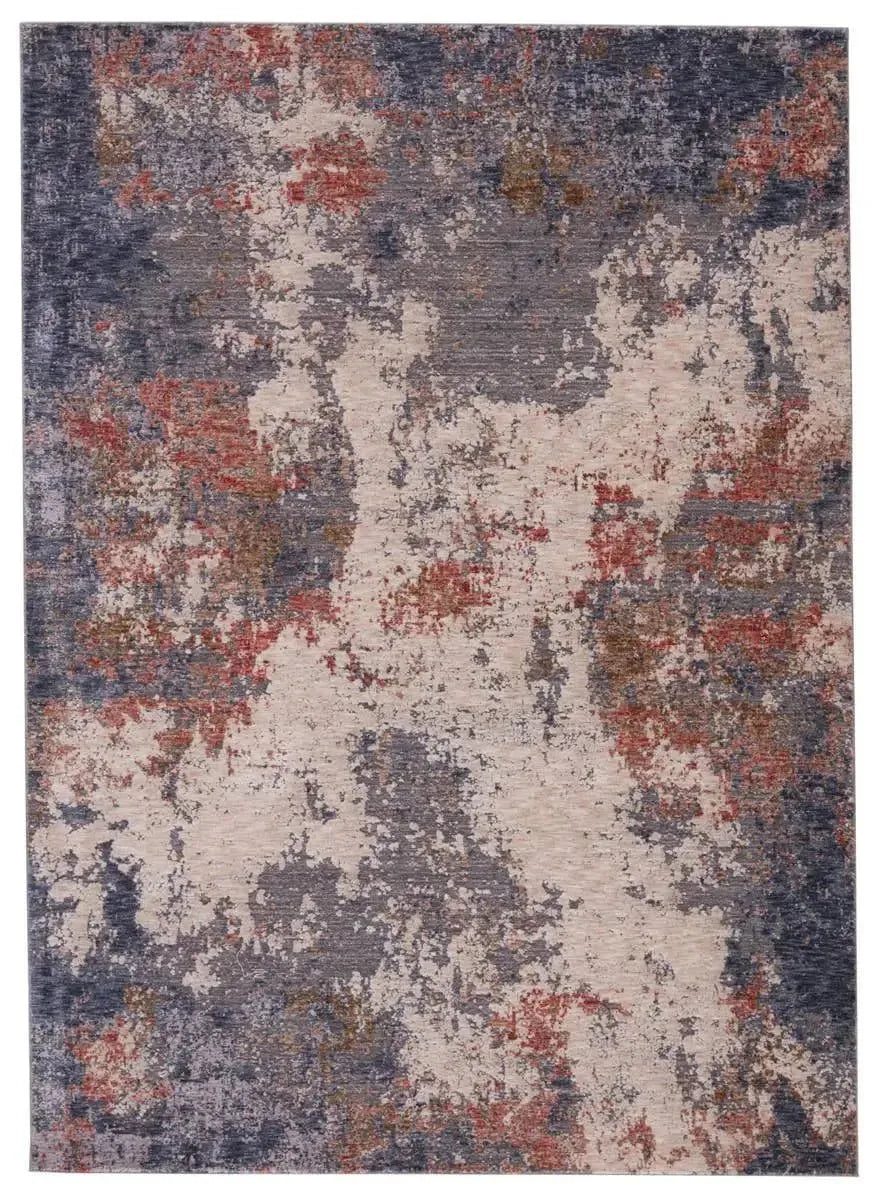 Raveen RVE01 Blue/Cream Rug