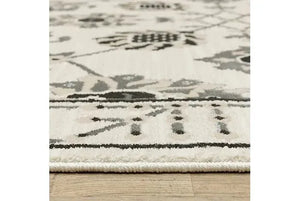 Raylan RAY03 Ivory/Black Rug