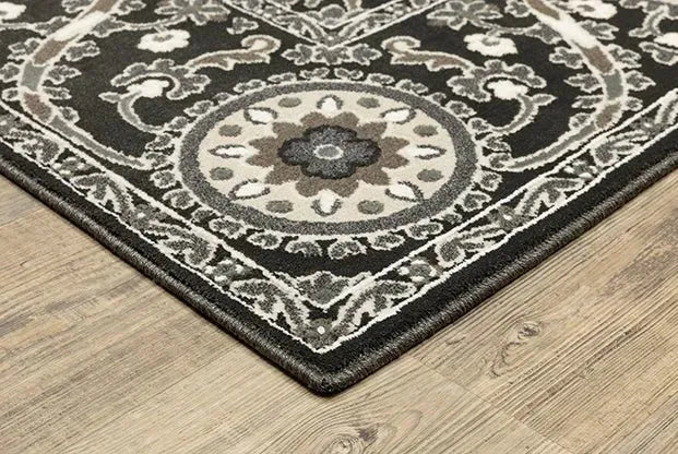 Raylan RAY05 Charcoal Rug