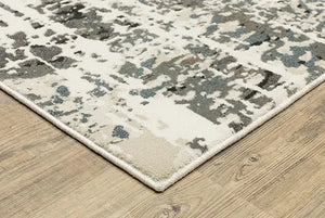 Raylan RAY10 Grey/Ivory Rug