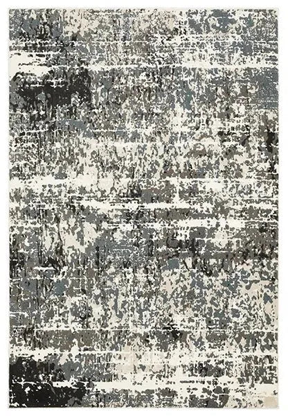 Raylan RAY10 Grey/Ivory Rug