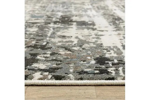 Raylan RAY10 Grey/Ivory Rug