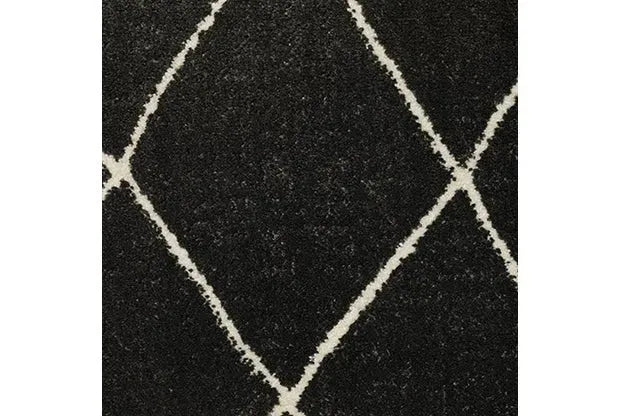Raylan RAY12 Black Rug