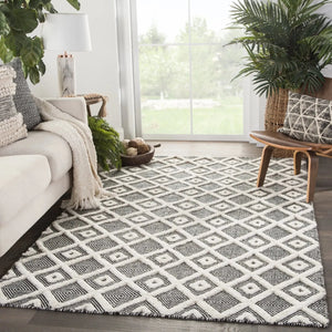 Rebecca RBC07 Bosc Ivory/Black Rug