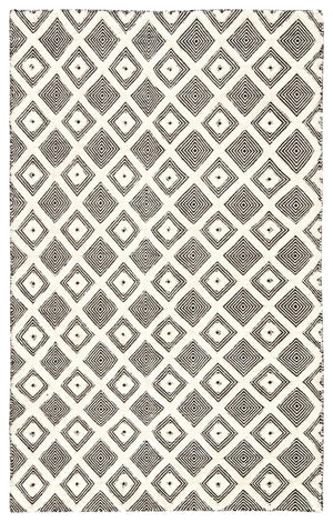 Rebecca RBC07 Bosc Ivory/Black Rug