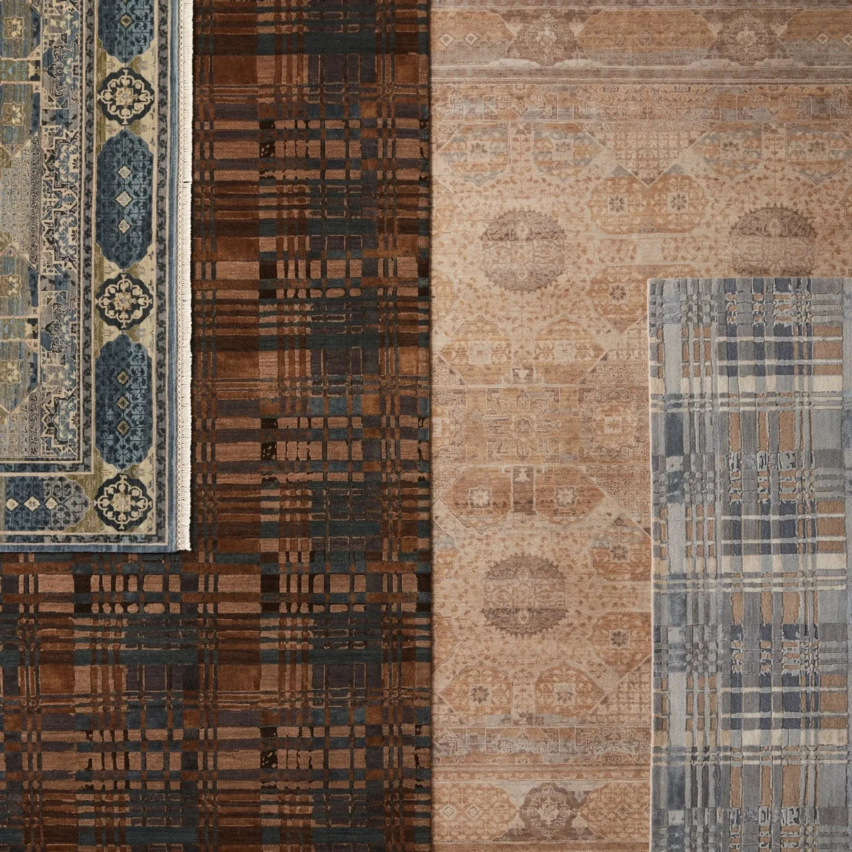 Reconnext By Jenny Jones Rjj06 Outlander Green/Brown Rug