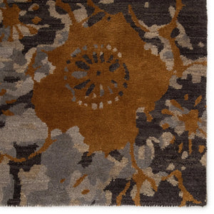 Reconnext By Jenny Jones Rjj08 Kimono Gray/Gold Rug