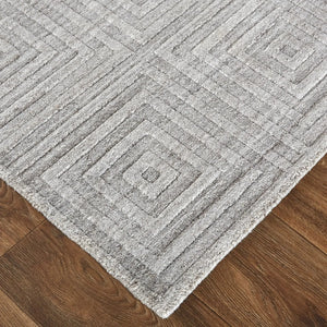 Redford RED8670F Grey/Silver Rug