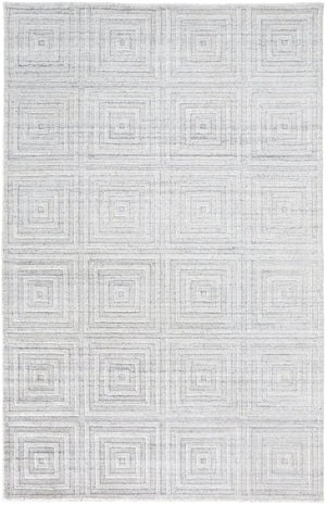 Redford RED8670F White/Silver Rug