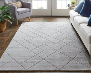 Redford RED8848F Gray/Silver Rug