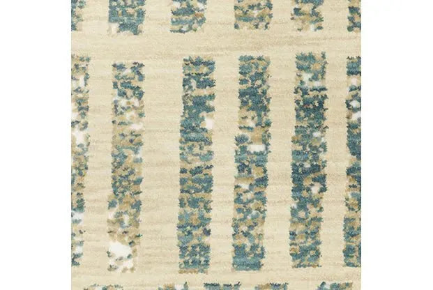 Reed RE12W Teal/Ivory Rug