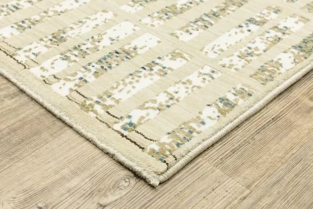 Reed RE12W Teal/Ivory Rug