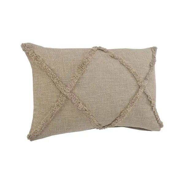 Reese Lr07325 Taupe Brown Pillow