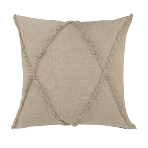 Reese Lr07325 Taupe Brown Pillow
