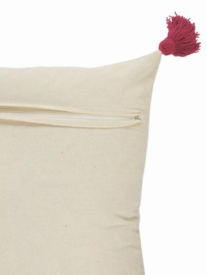 Reflective Sun Geometric Lr07574 Black/Red Pillow