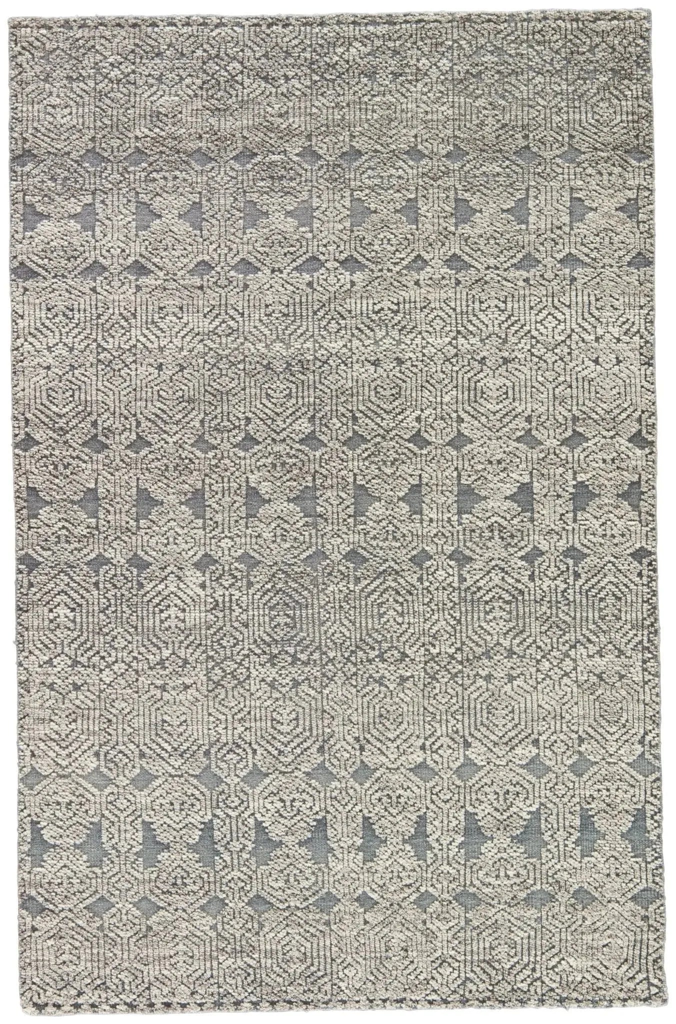 Reign REI01 Abelle Gray / White Rug