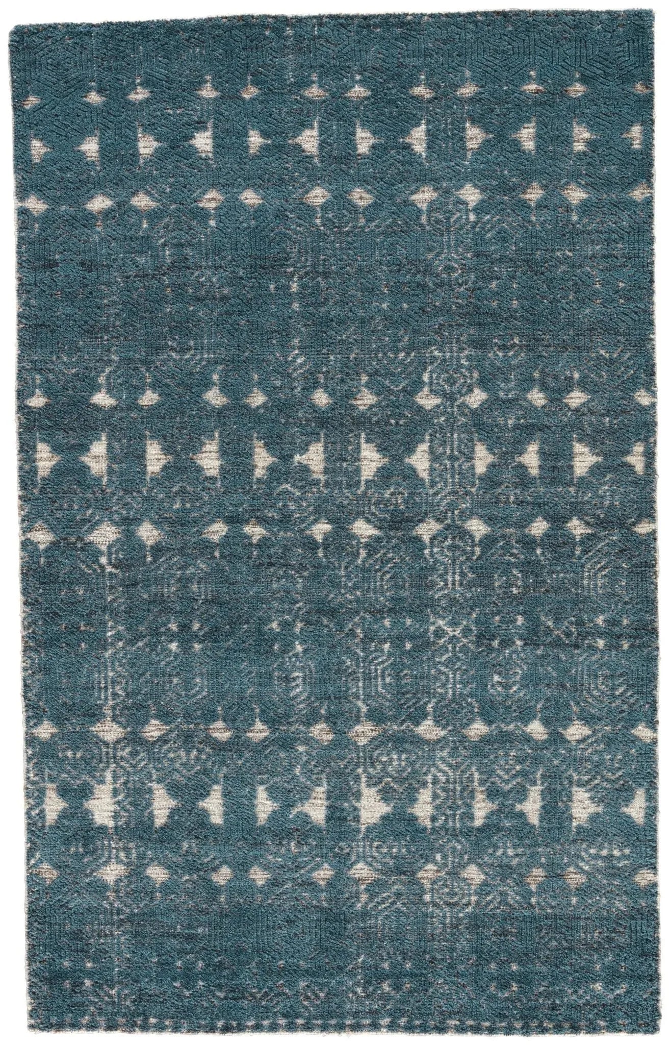 Reign REI02 Abelle Teal / White Rug